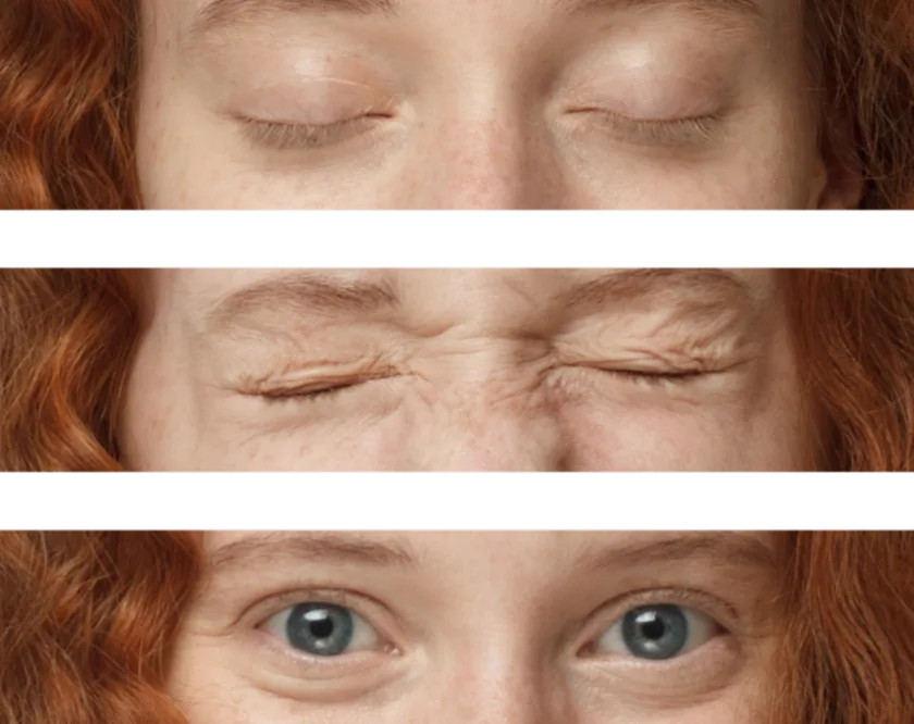 clignement des yeux